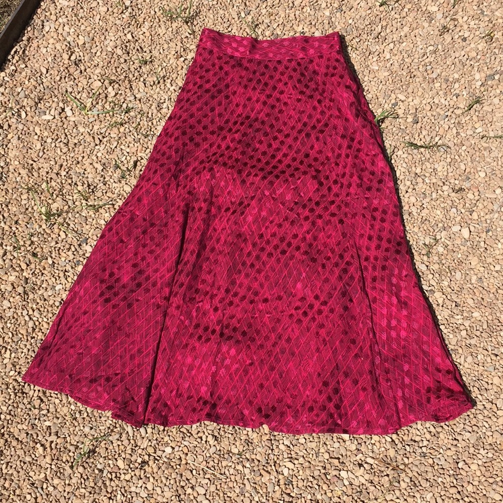 Vintage neiman marcus silk skirt